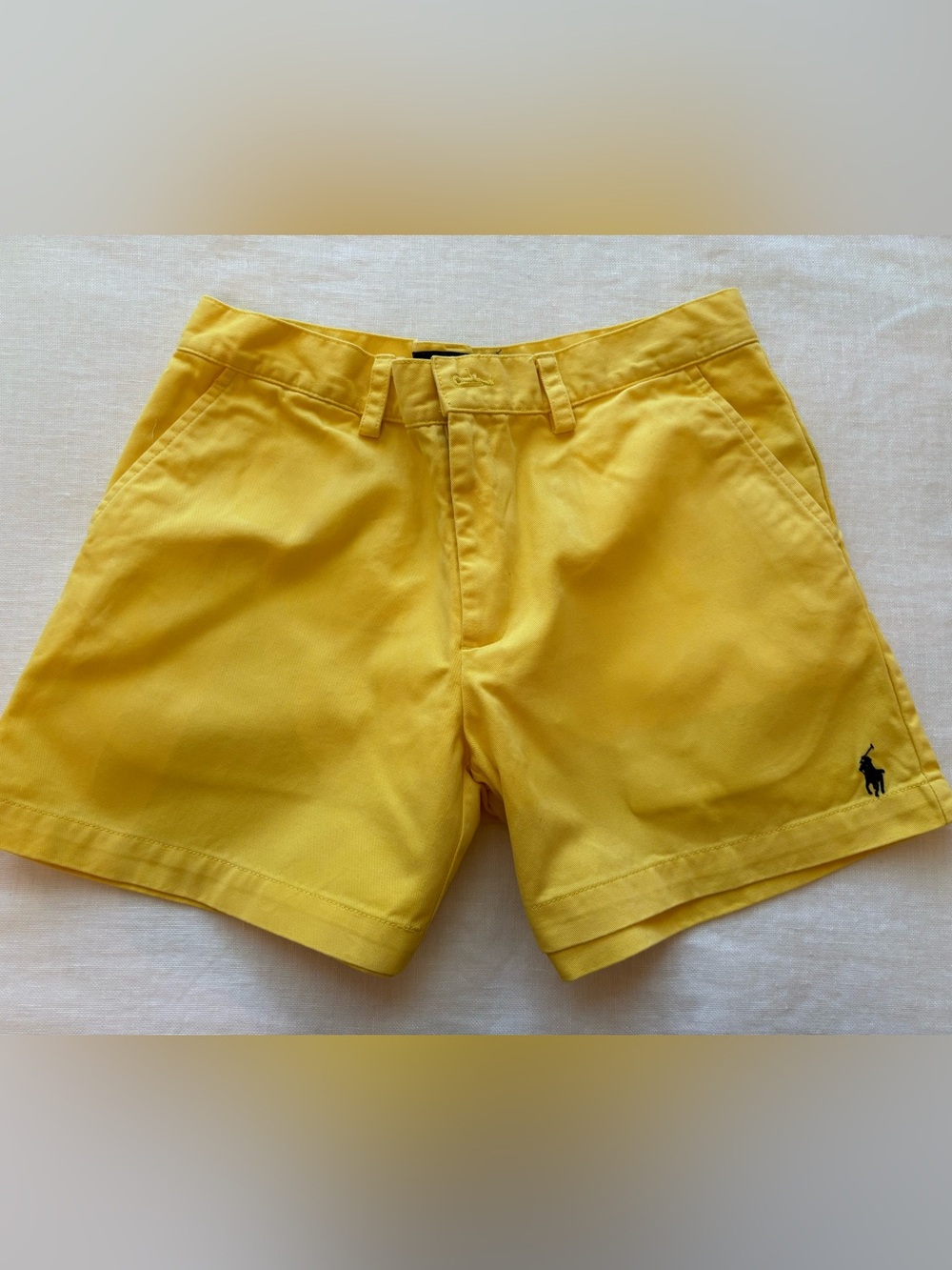 Polo by Ralph Lauren Yellow Women’s Chino  Cotton Shorts